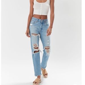 Levi 501 Straight in Luxor Street Jean